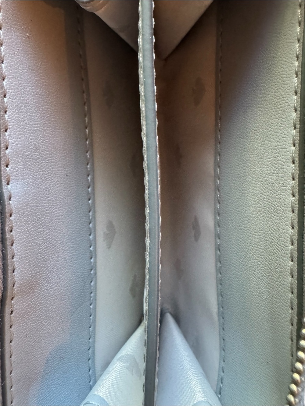 Kate Spade New York Gray Quilted Zip Around Wallet Bifold Organizer - Picture 11 of 15